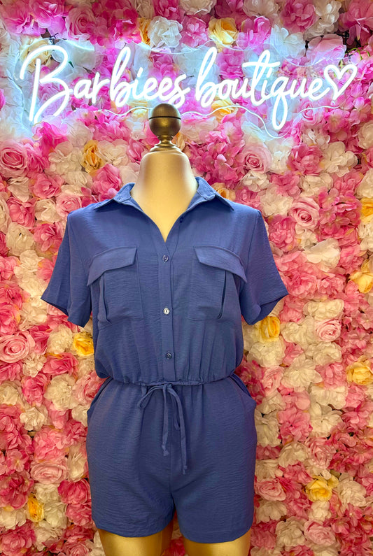 Blue Romper