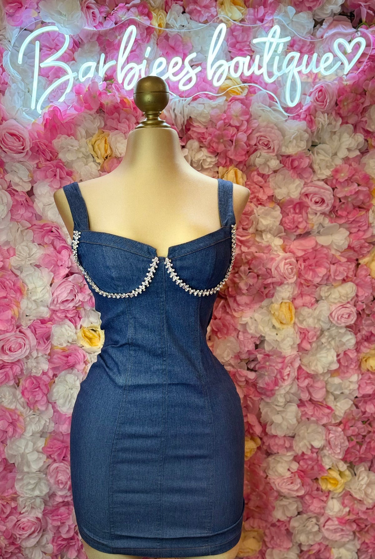 Blue dress