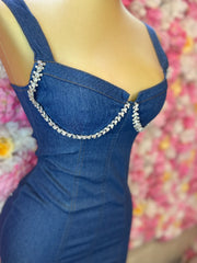 Blue dress